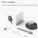 Tenda da campeggio portatile con luce verticale e batteria 4000mA