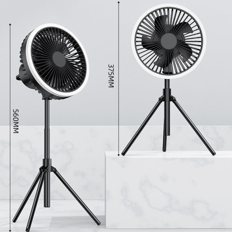 Ventilatore portatile 10000mAh con luce colorata e telecomando