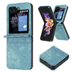 Custodia portafoglio in pelle per Samsung Galaxy Z Flip6