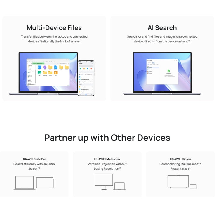 Laptop HUAWEI MateBook 14, touch screen da 14 pollici Windows 11 Home versione cinese, grafica integrata Intel 12th Gen Core i7-1260P, 16GB+512GB