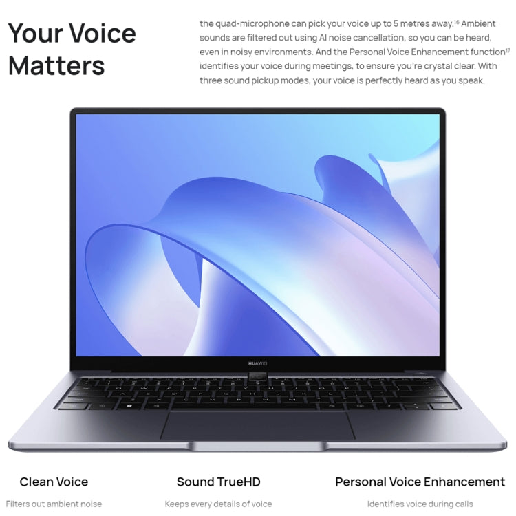 Laptop HUAWEI MateBook 14, touch screen da 14 pollici Windows 11 Home versione cinese, grafica integrata Intel 12th Gen Core i7-1260P, 16GB+512GB