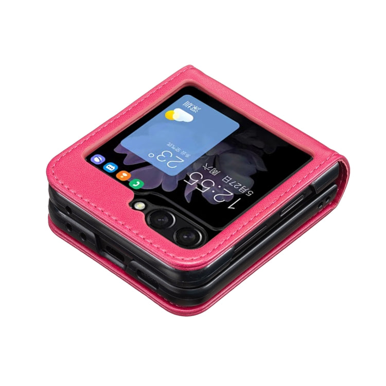 Custodia in pelle con farfalle per Samsung Galaxy Z Flip6