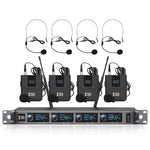 Sistema microfonico wireless XTUGA A140-B 4 canali