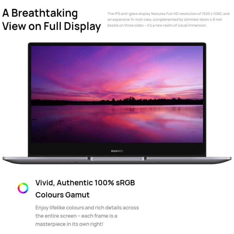 Laptop Huawei MateBook B3-430 i7 16GB 512GB 14 pollici