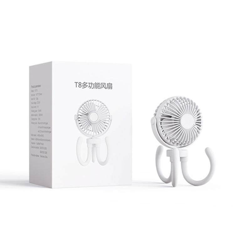 Ventilatore portatile girevole T8 2000mAh
