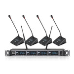 XTUGA A140-C sistema microfonico wireless UHF 4 canali