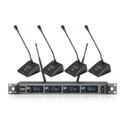 XTUGA A140-C sistema microfonico wireless UHF 4 canali