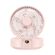 Ventilatore a parete con testa girevole WSK302 4000mAh con luce notturna