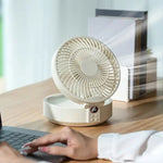 Ventilatore a parete WSK302 4000mAh con luce notturna