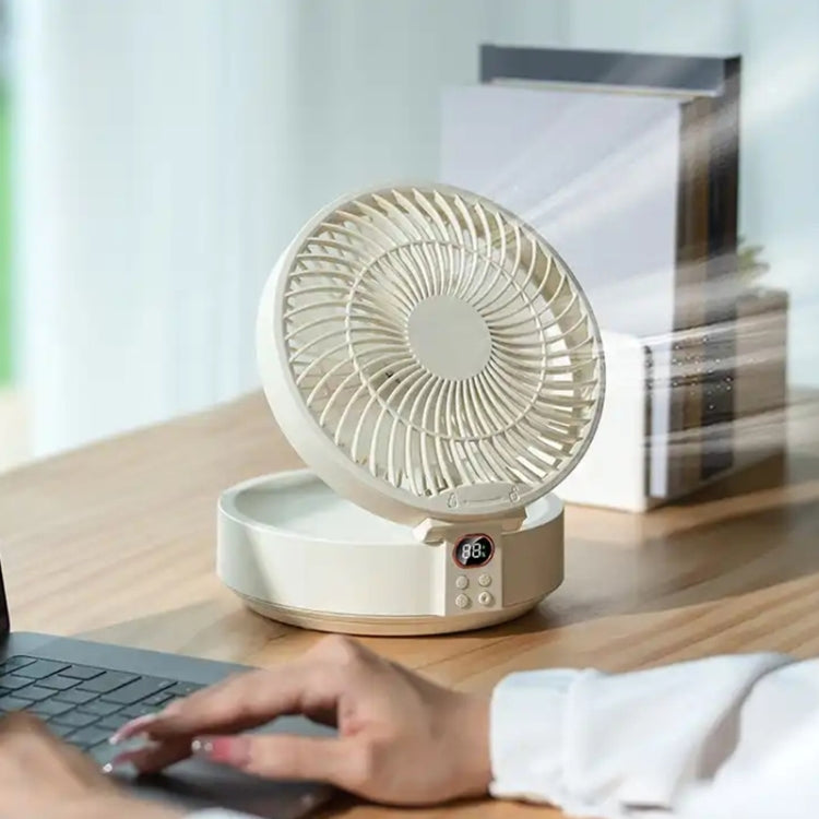 Ventilatore a parete WSK302 4000mAh con luce notturna