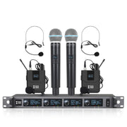 Sistema microfonico wireless XTUGA A140-HB a 4 canali