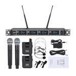 Sistema microfonico wireless XTUGA A140-HB a 4 canali