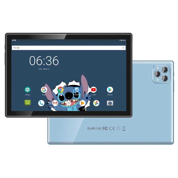 Tablet PC BDF P50 4G LTE da 10,1 pollici, Android 12 MTK6762 Octa Core, supporto Dual SIM, spina europea, 8GB+256GB