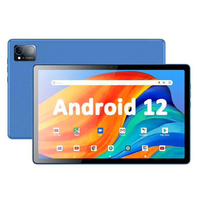 Tablet PC BDF P60 4G LTE da 10,1 pollici, Android 12 MTK6762 Octa Core, supporto Dual SIM, spina europea, 8GB+256GB