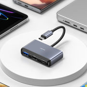 USAMS US-SJ627 HUB per docking station multifunzionale di tipo C 4 in 1, US-SJ627