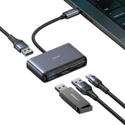 USAMS US-SJ627 HUB per docking station multifunzionale di tipo C 4 in 1, US-SJ627