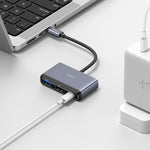 USAMS US-SJ627 HUB per docking station multifunzionale di tipo C 4 in 1, US-SJ627