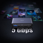 USAMS US-SJ627 HUB per docking station multifunzionale di tipo C 4 in 1, US-SJ627