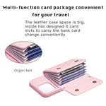 Custodia per telefono in pelle rombica a portafoglio orizzontale, For iPhone 15 Pro Max, For iPhone 15 Pro, For iPhone 15 Plus, For iPhone 15