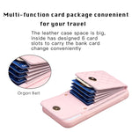 Custodia portafoglio in pelle per iPhone 15 Pro Max