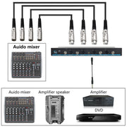 XTUGA A400-H Sistema microfonico wireless UHF 4 canali