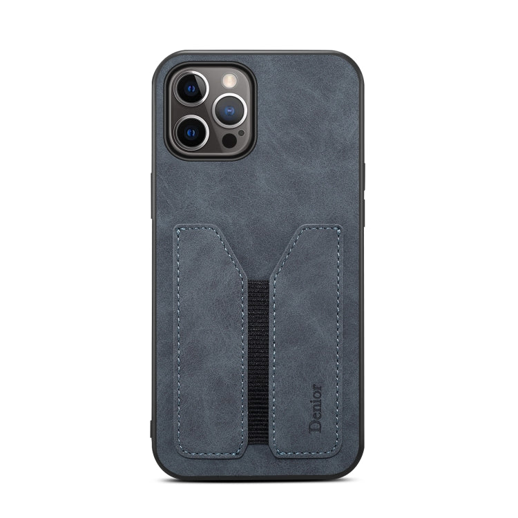 Denior DV Custodia per telefono con cover posteriore in PU con slot per schede elastiche, For iPhone 15 Pro Max, For iPhone 15 Pro, For iPhone 15 Plus, For iPhone 15