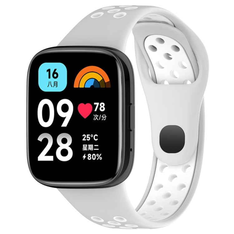 Cinturino in silicone a due colori, For Redmi Watch 3 Lite / Watch 3 Active