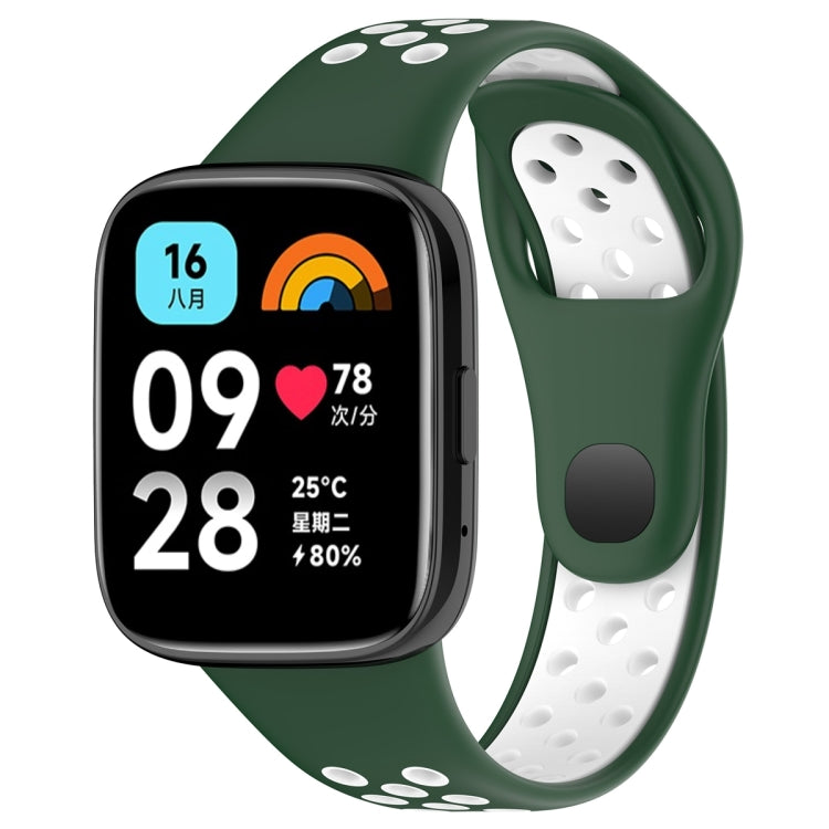 Cinturino in silicone a due colori, For Redmi Watch 3 Lite / Watch 3 Active