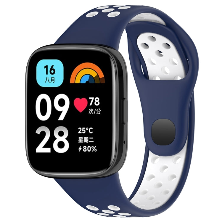Cinturino in silicone a due colori, For Redmi Watch 3 Lite / Watch 3 Active