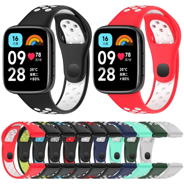 Cinturino in silicone a due colori, For Redmi Watch 3 Lite / Watch 3 Active