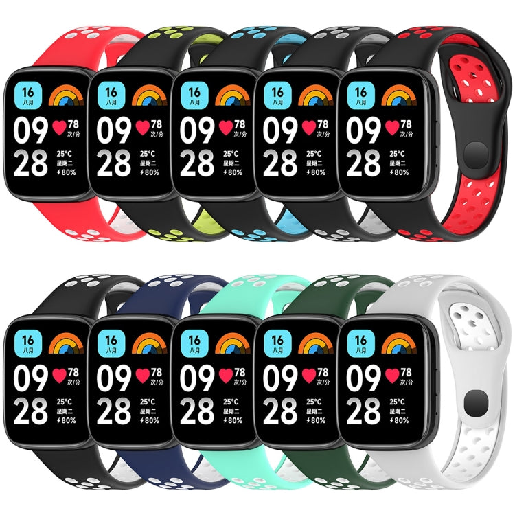 Cinturino in silicone a due colori, For Redmi Watch 3 Lite / Watch 3 Active