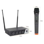 XTUGA S400 Sistema microfonico wireless UHF a 4 canali