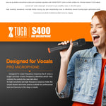 XTUGA S400 Sistema microfonico wireless UHF a 4 canali