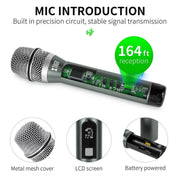 XTUGA U-F4600 Sistema microfonico wireless UHF 4 canali