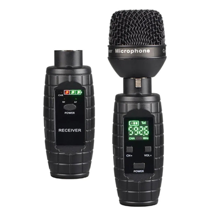 XTUGA U-95 Trasmettitore e ricevitore XLR wireless Ricevitore trasmettitore per chitarra wireless UHF, With Dynamic Mic, With Condenser Mic