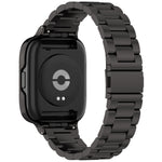 Cinturino per orologio in metallo a tre sfere 2 in 1 con cornice per orologio, For Redmi Watch 3 Lite / Watch 3 Active