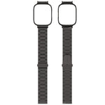 Cinturino per orologio in metallo a tre sfere 2 in 1 con cornice per orologio, For Redmi Watch 3 Lite / Watch 3 Active
