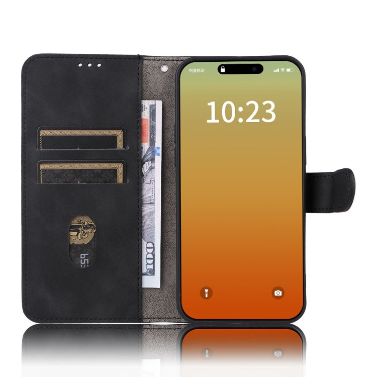 Custodia per telefono in pelle con vibrazione magnetica Skin Feel, For iPhone 15 Pro Max, For iPhone 15 Pro, For iPhone 15 Plus