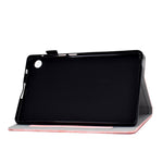 Per Huawei MatePad T8 Custodia protettiva in pelle per Tablet PC con trama in tessuto stile marmo con staffa e slot per schede e slot per penna e striscia antiscivolo, For Huawei MatePad T8