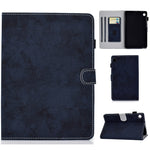 Per Huawei MatePad T8 Custodia protettiva in pelle per Tablet PC con trama in tessuto stile marmo con staffa e slot per schede e slot per penna e striscia antiscivolo, For Huawei MatePad T8