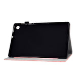 Per Lenovo Tab M10 Plus TB-X606F Custodia protettiva in pelle per Tablet PC in tessuto stile marmo con staffa e slot per schede e slot per penne e striscia antiscivolo e funzione di sveglia / sospensione, For Lenovo Tab M10 Plus TB-X606F