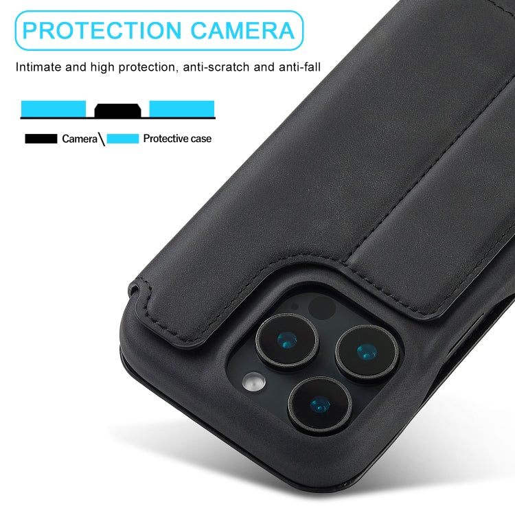 LC.IMEEKE Custodia per cellulare in pelle con vibrazione Hon Ancient Series, For iPhone 15 Pro Max, For iPhone 15 Pro, For iPhone 15 Plus, For iPhone 15