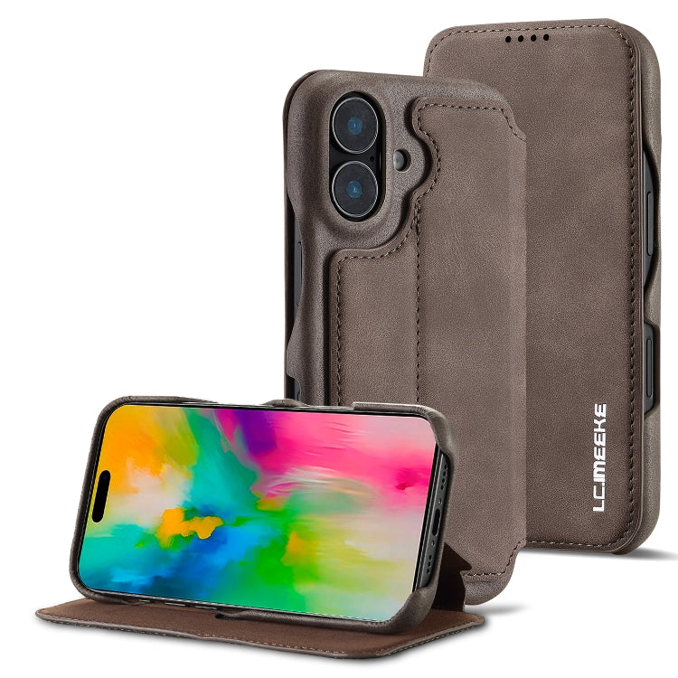 LC.IMEEKE Custodia per cellulare in pelle con vibrazione Hon Ancient Series, For iPhone 15 Pro Max, For iPhone 15 Pro, For iPhone 15 Plus, For iPhone 15