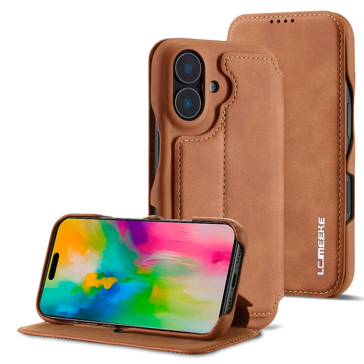 LC.IMEEKE Custodia per cellulare in pelle con vibrazione Hon Ancient Series, For iPhone 15 Pro Max, For iPhone 15 Pro, For iPhone 15 Plus, For iPhone 15