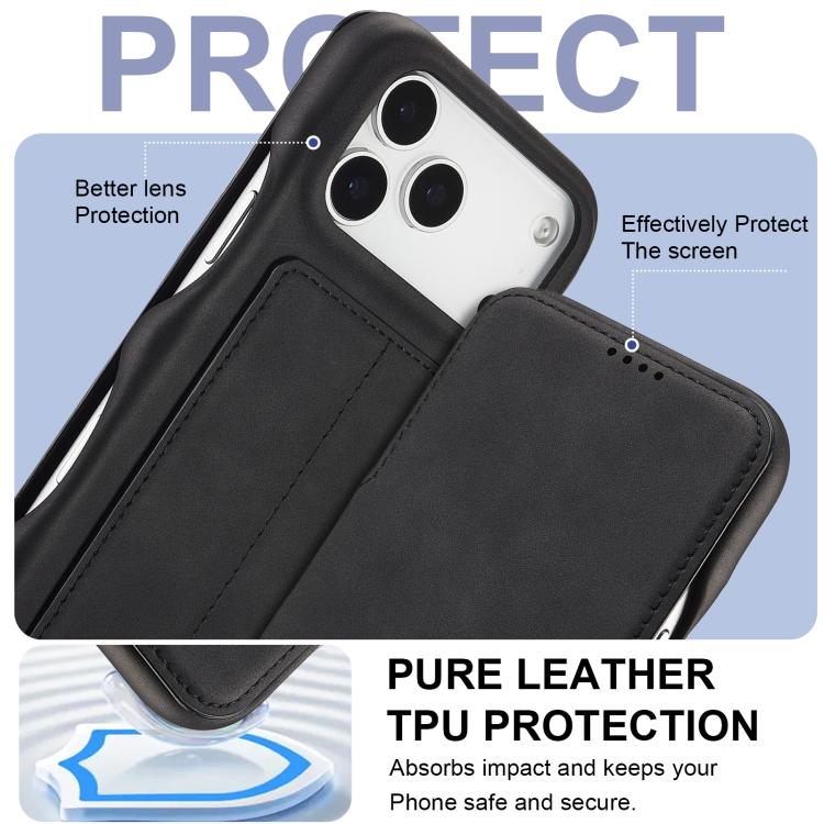 LC.IMEEKE Custodia per cellulare in pelle con vibrazione Hon Ancient Series, For iPhone 17 Pro Max, For iPhone 17 Pro, For iPhone 17, For iPhone Air