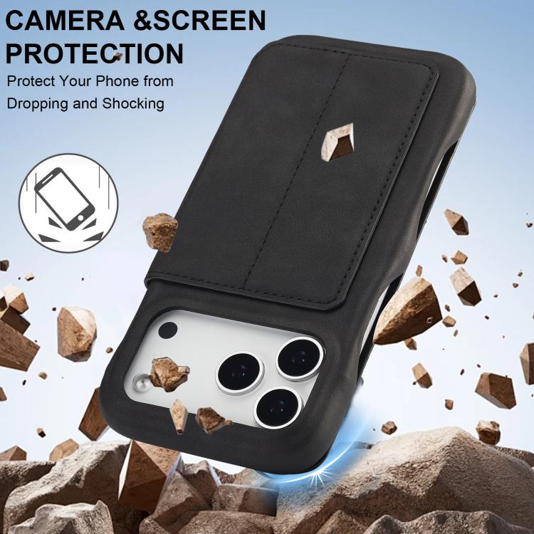 LC.IMEEKE Custodia per cellulare in pelle con vibrazione Hon Ancient Series, For iPhone 17 Pro Max, For iPhone 17 Pro, For iPhone 17, For iPhone Air