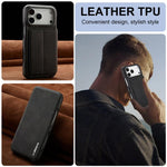 LC.IMEEKE Custodia per cellulare in pelle con vibrazione Hon Ancient Series, For iPhone 17 Pro Max, For iPhone 17 Pro, For iPhone 17, For iPhone Air