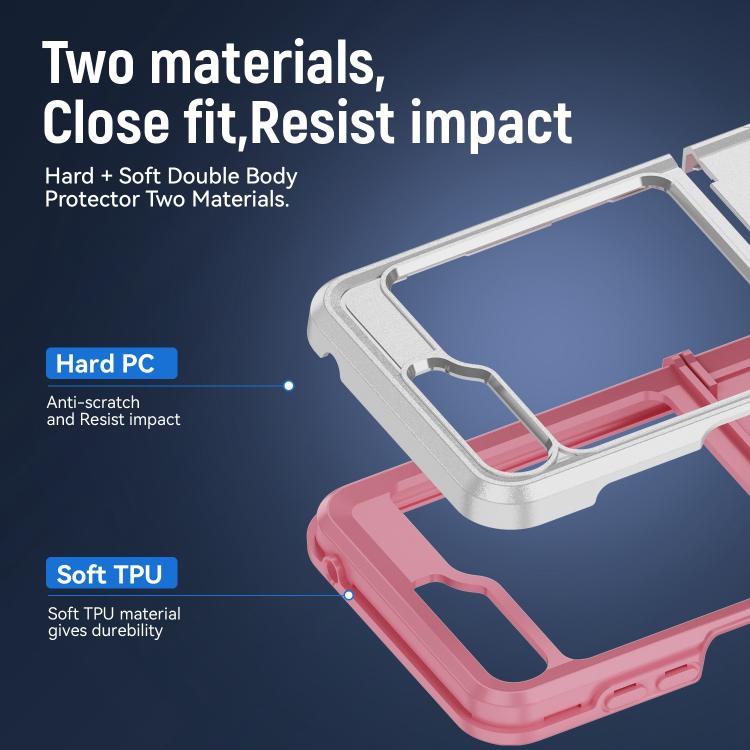 Custodia per telefono Pioneer Armor Heavy Duty PC + TPU, For Samsung Galaxy Z Flip6 5G, For Samsung Galaxy Z Fold5 5G, For Samsung Galaxy Z Flip5 5G