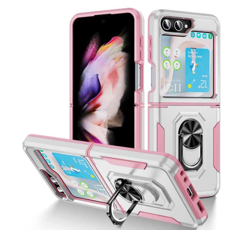 Custodia per telefono Pioneer Armor PC + TPU con supporto, For Samsung Galaxy Z Flip5 5G