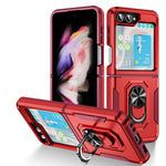 Custodia per telefono Pioneer Armor PC + TPU con supporto, For Samsung Galaxy Z Flip5 5G
